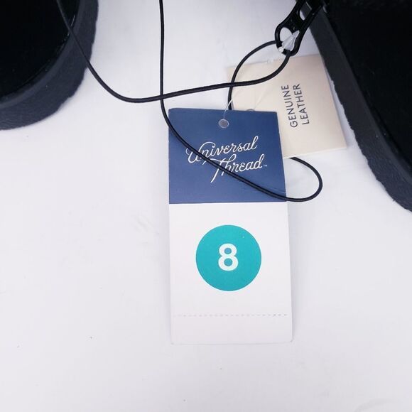 Universal Thread Black Faux Shearling Short Suede Boots - Picture 13 of 15